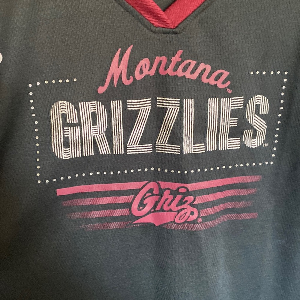 Women’s University of Montana t-shirt.